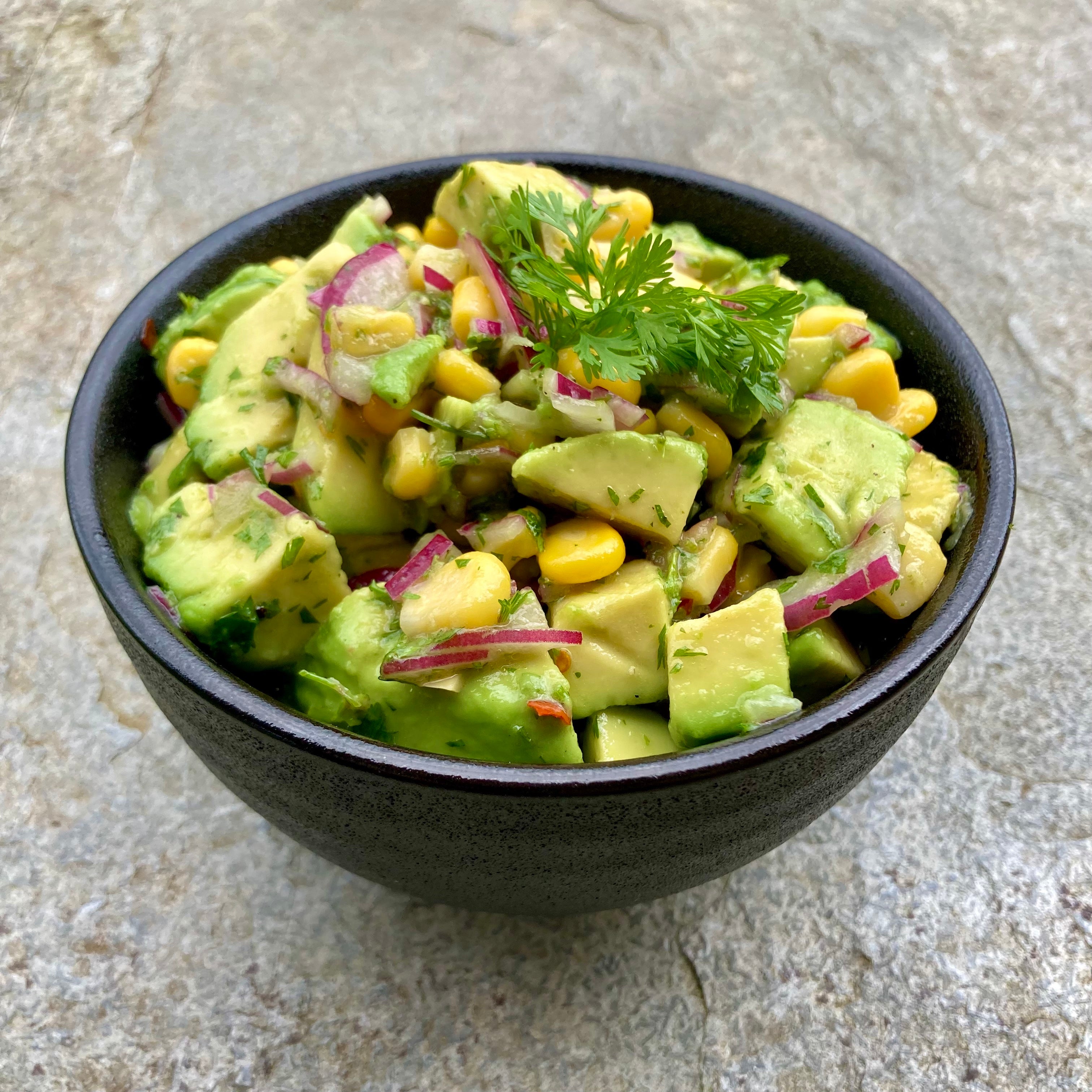 Chunky Avocado & Corn Salsa – Pepo Farms