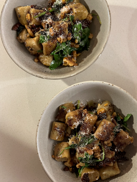 Pumpkin Seed Ricotta Gnocchi