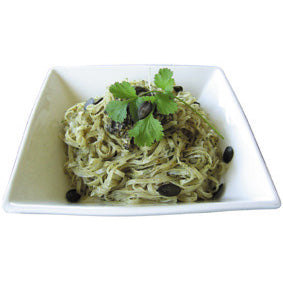 Coriander, Pumpkin Seed Pesto with Rice Pasta