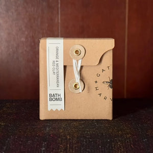 Gather + Harvest Orange & Red Clay Bath Bomb