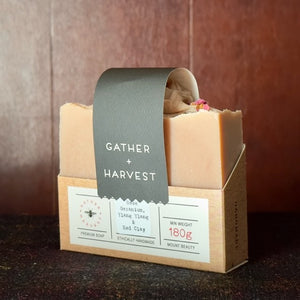 Gather + Harvest Rose Geranium & Ylang Ylang Soap